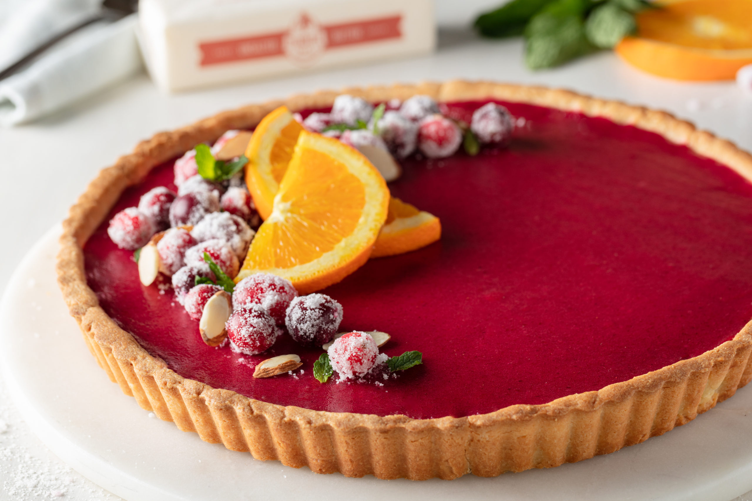 Cranberry Almond Tart - Dinner Bell Creamery